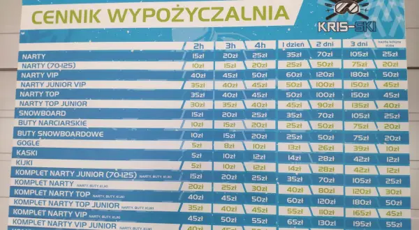 Cennik wypożyczalni nart i snowboardu w Białce Tatrzańskiej. Znajdziesz tu ceny skipassów i sprzętu.