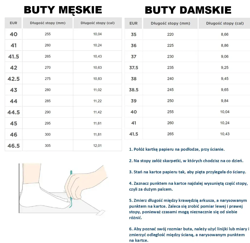 Zdjęcie Buty narciarskie 24.5 jaki to rozmiar - uniknij błędnego wyboru